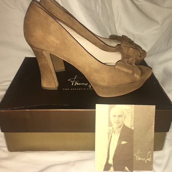 Franco Sarto Suede Platform Pump - Picture 1 of 7